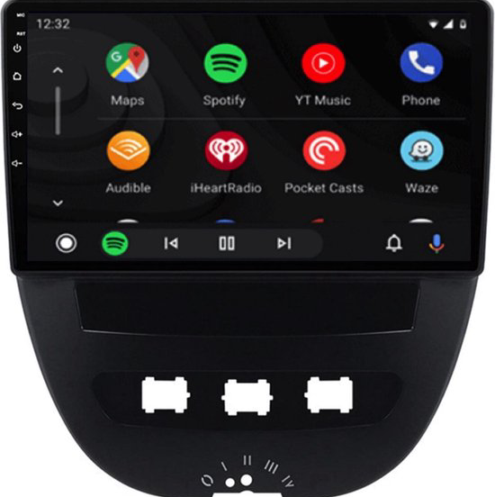 Toyota Aygo - Citroen C1 - Peugeot 107 - Draadloos Android auto & Apple Carplay navigatie